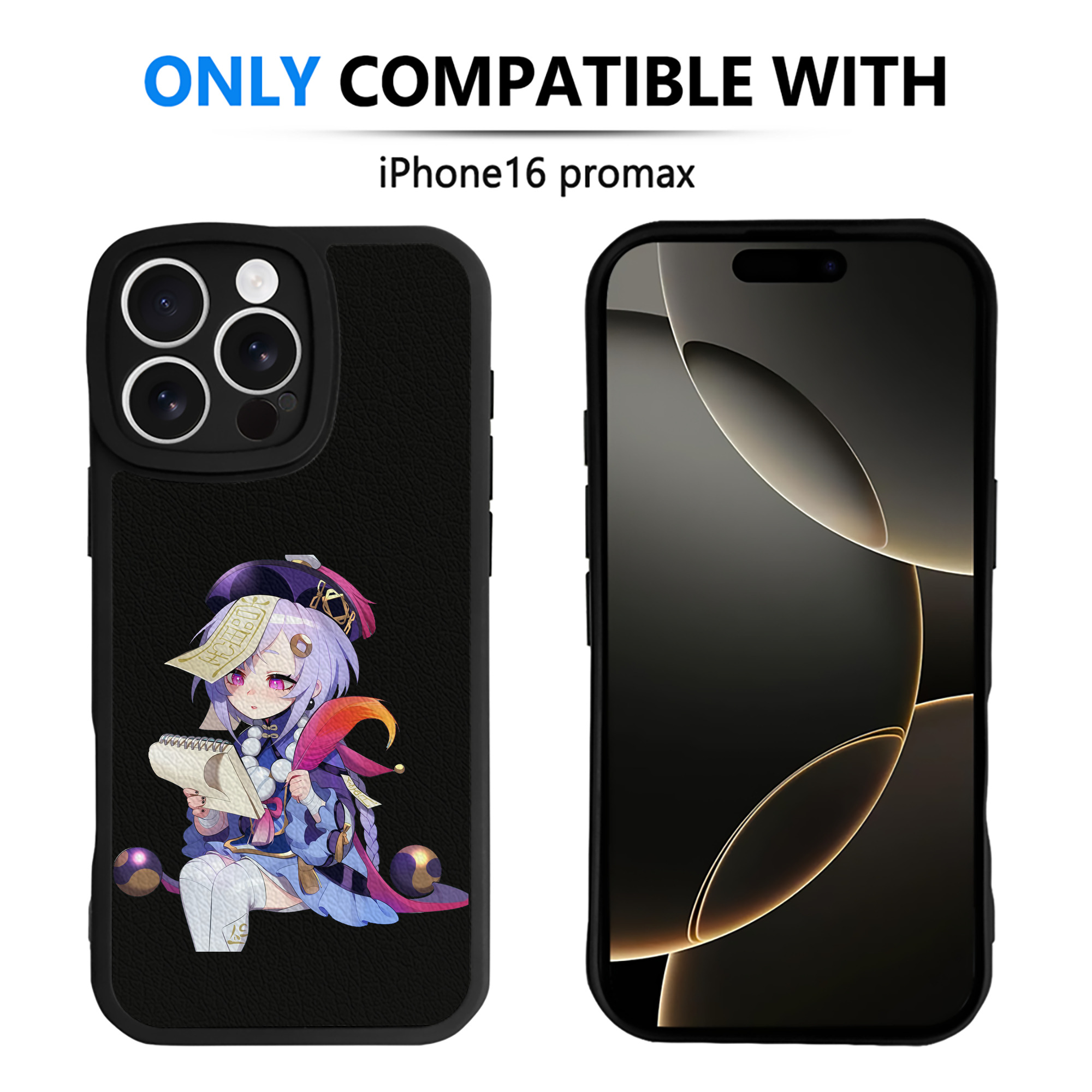 げんし神 七七 なな  genshin Nana 【iPhone 16シリーズ対応】シリコンスマホケース（レザー調） 材質：シリコン